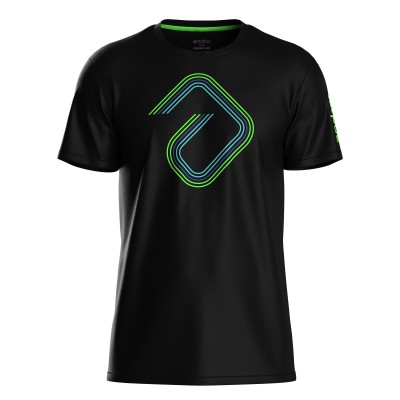 andro-t-shirt-alpha-T-black-green-300-021-012-unisex-1-front